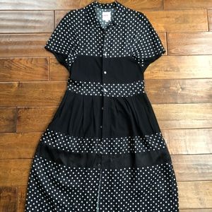 JUNYA WATANABE Comme des Garcons PINK black dress